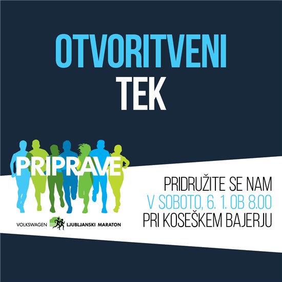 1. skupinski tek Ljubljanski maraton