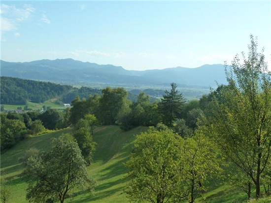 Pogled z Orel na Ljubljansko barje